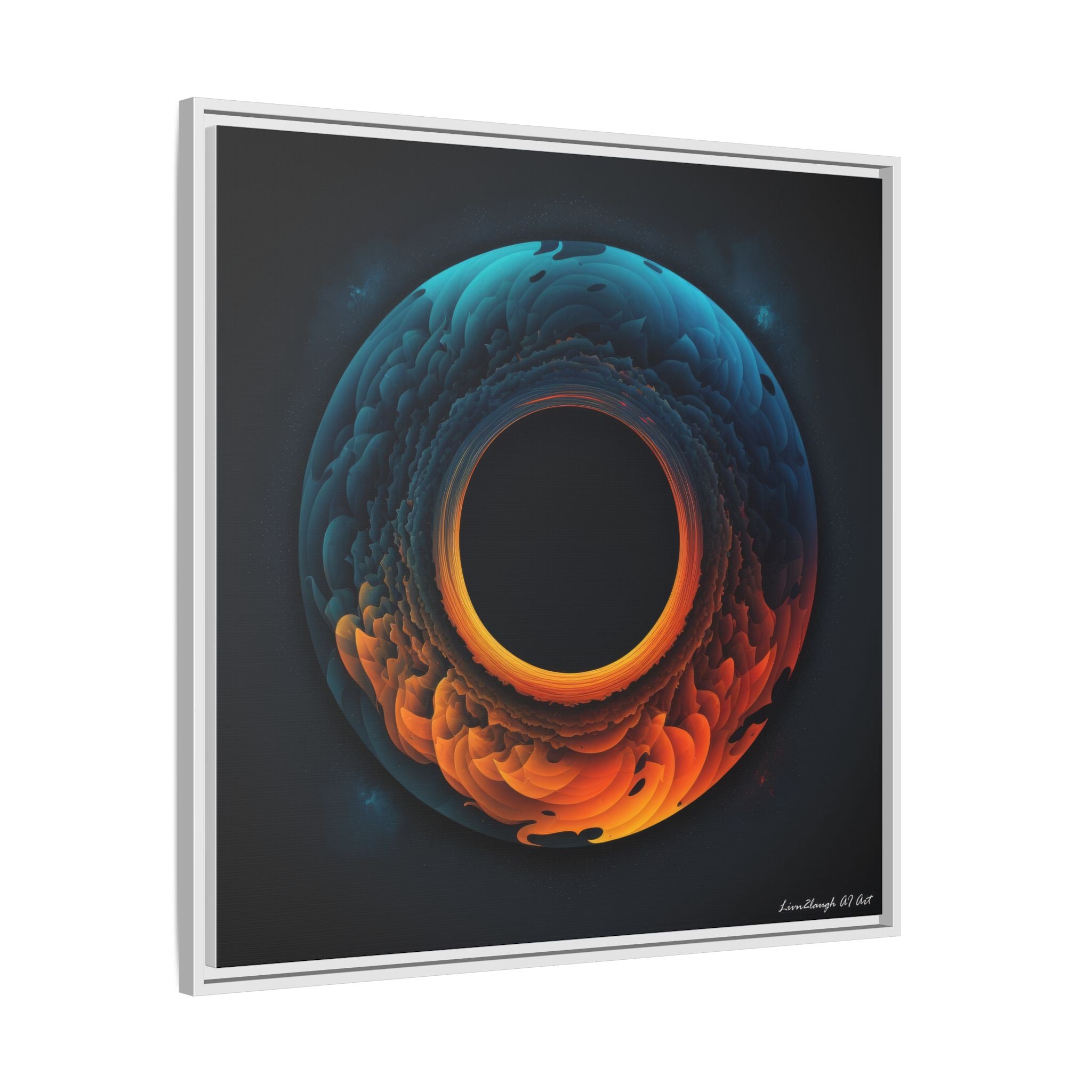Molten Silence, Art Print — Colorful Modern Wall Canvas