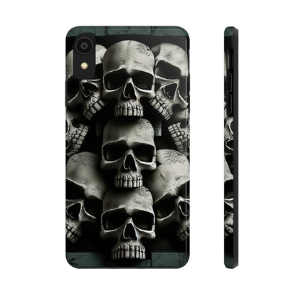 Metallic Chrome Skulls and classic Designed 11 Tough Phone Cases