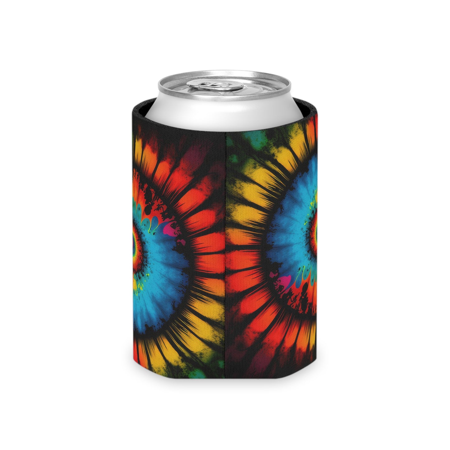 Bold And Beautiful Tie Dye Style Four Can Cooler