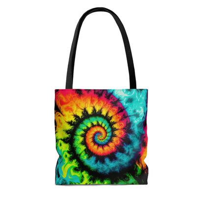 Bold And Beautiful Tie Dye Style Three Tote Bag (AOP)