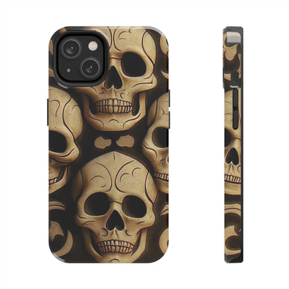 Metallic Chrome Skulls and classic Designed 19 Tough Phone Cases