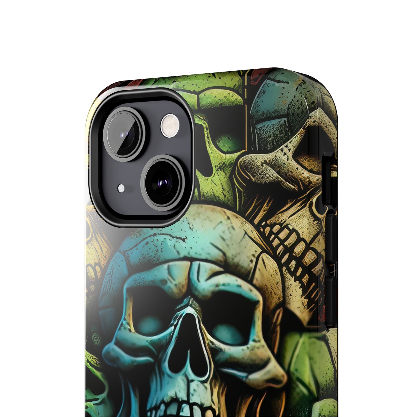 Metallic Chrome Skulls and classic Designed 13 Tough Phone Cases