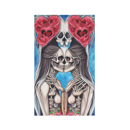 Love Shows No Time Boundaries Skulls,  Loewenkind Creations House Banner