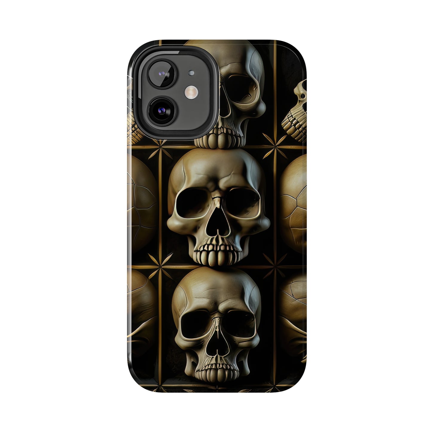 Metallic Chrome Skulls and classic Designed 19 Tough Phone Cases