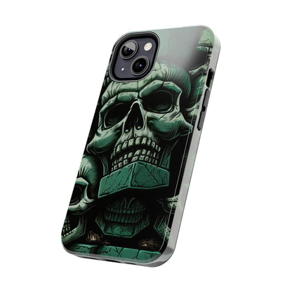 Metallic Chrome Skulls and classic Designed 15 Tough Phone Cases