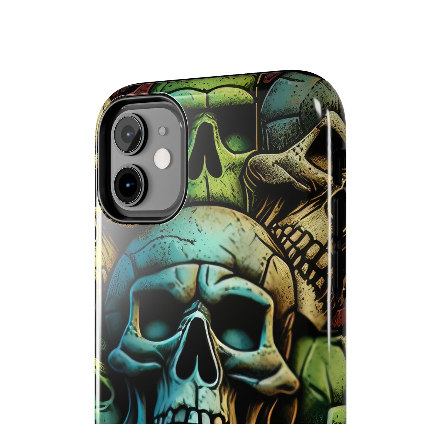 Metallic Chrome Skulls and classic Designed 13 Tough Phone Cases