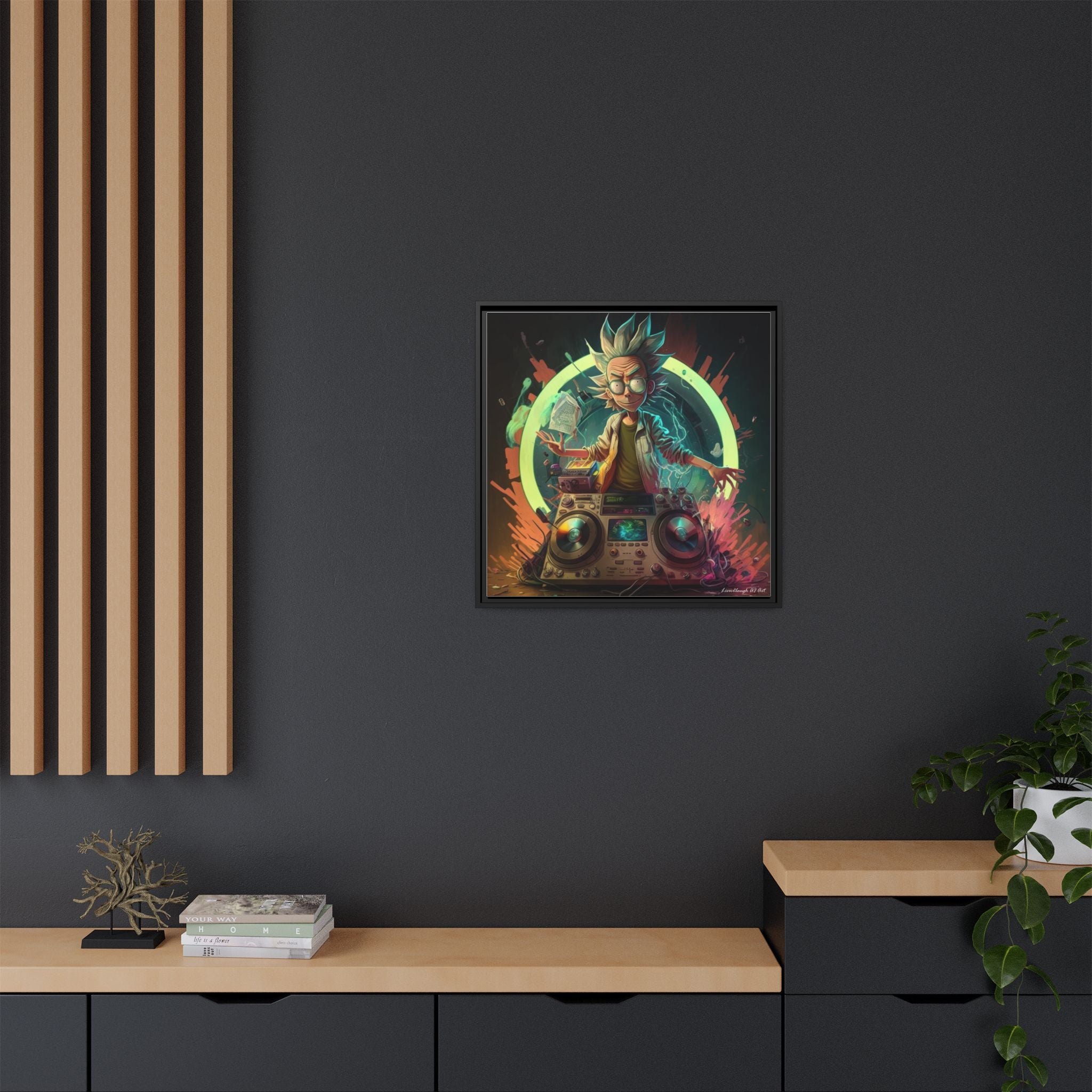Frequency of Genius, Art Print — Colorful Modern Wall Canvas