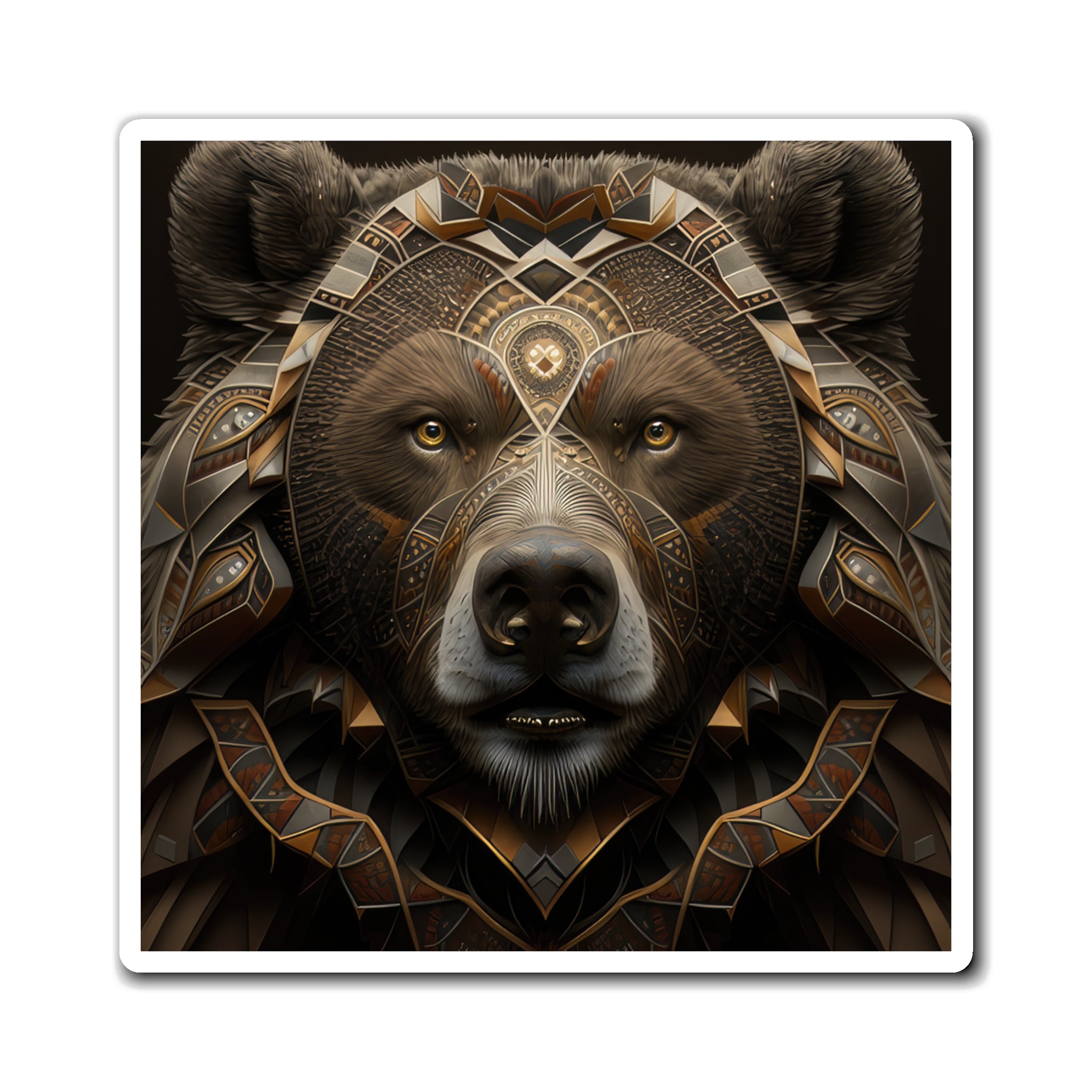 Magnificent Navajo Bear Style Nine Magnets