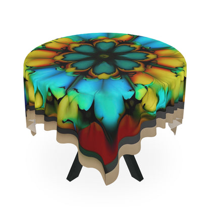 Bold And Beautiful Tie Dye B 3 Tablecloth