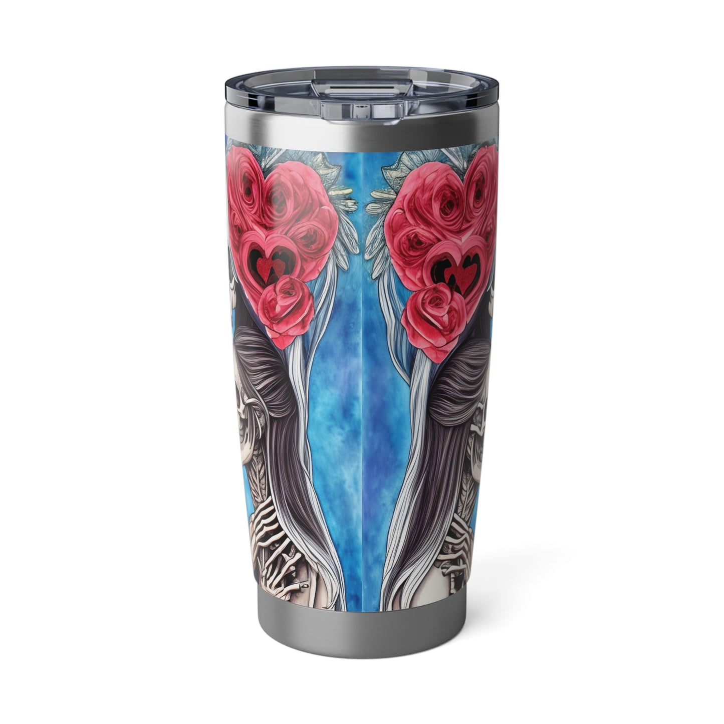 Love Shows No Time Boundaries Skulls,  Loewenkind Creations Vagabond 20oz Tumbler