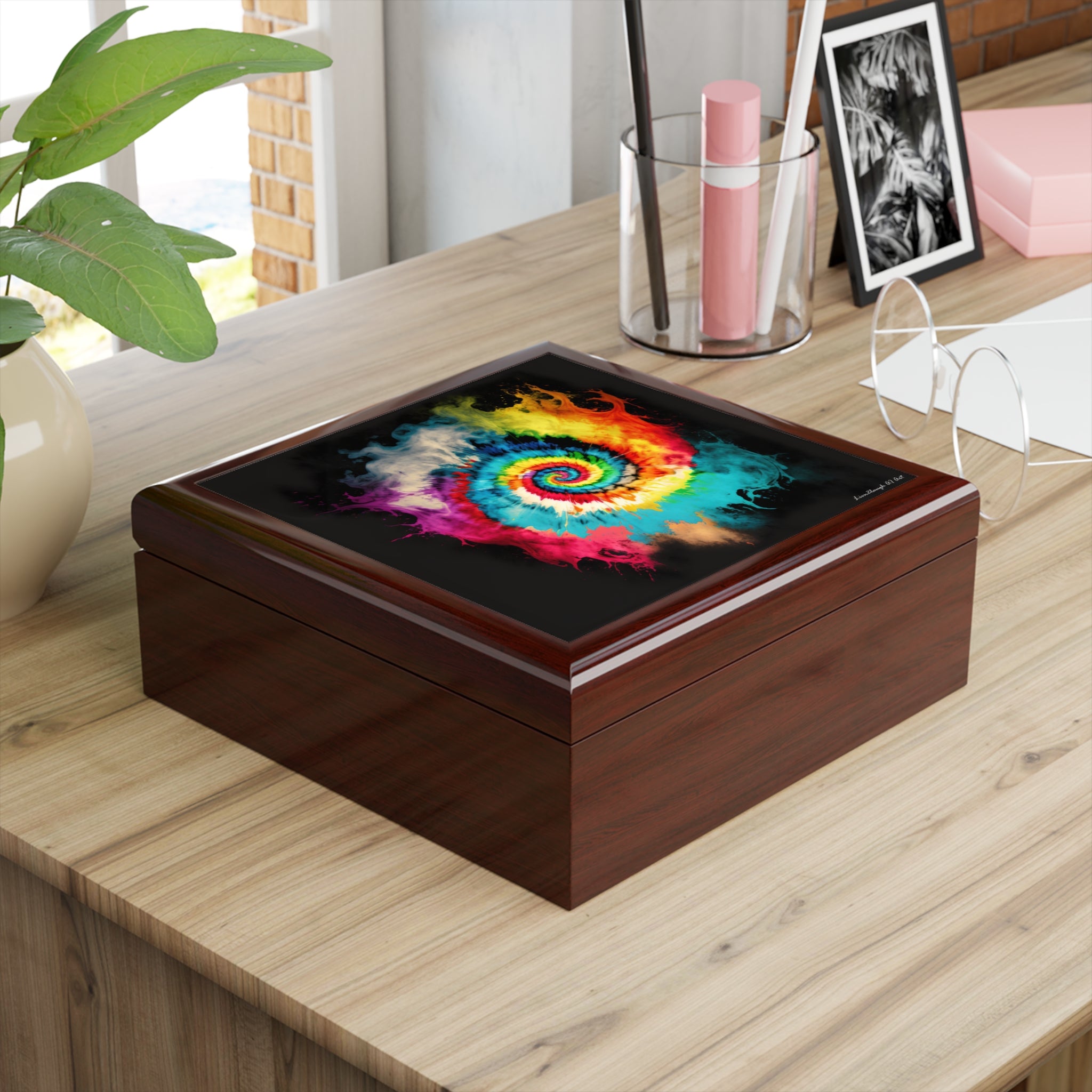 Ever‑Turning Spectrum, Jewelry- Stash- Collection Box