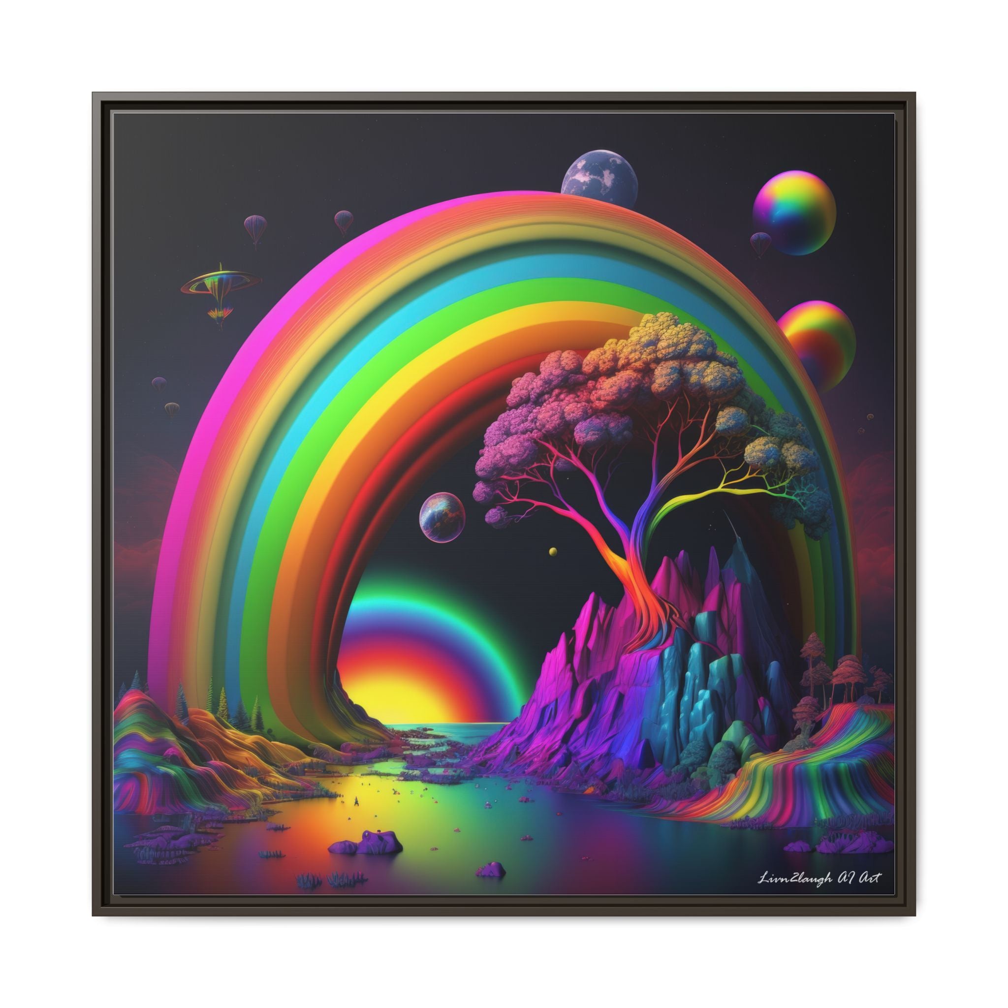 Arc of Infinite Wonder, Art Print — Colorful Modern Wall Canvas