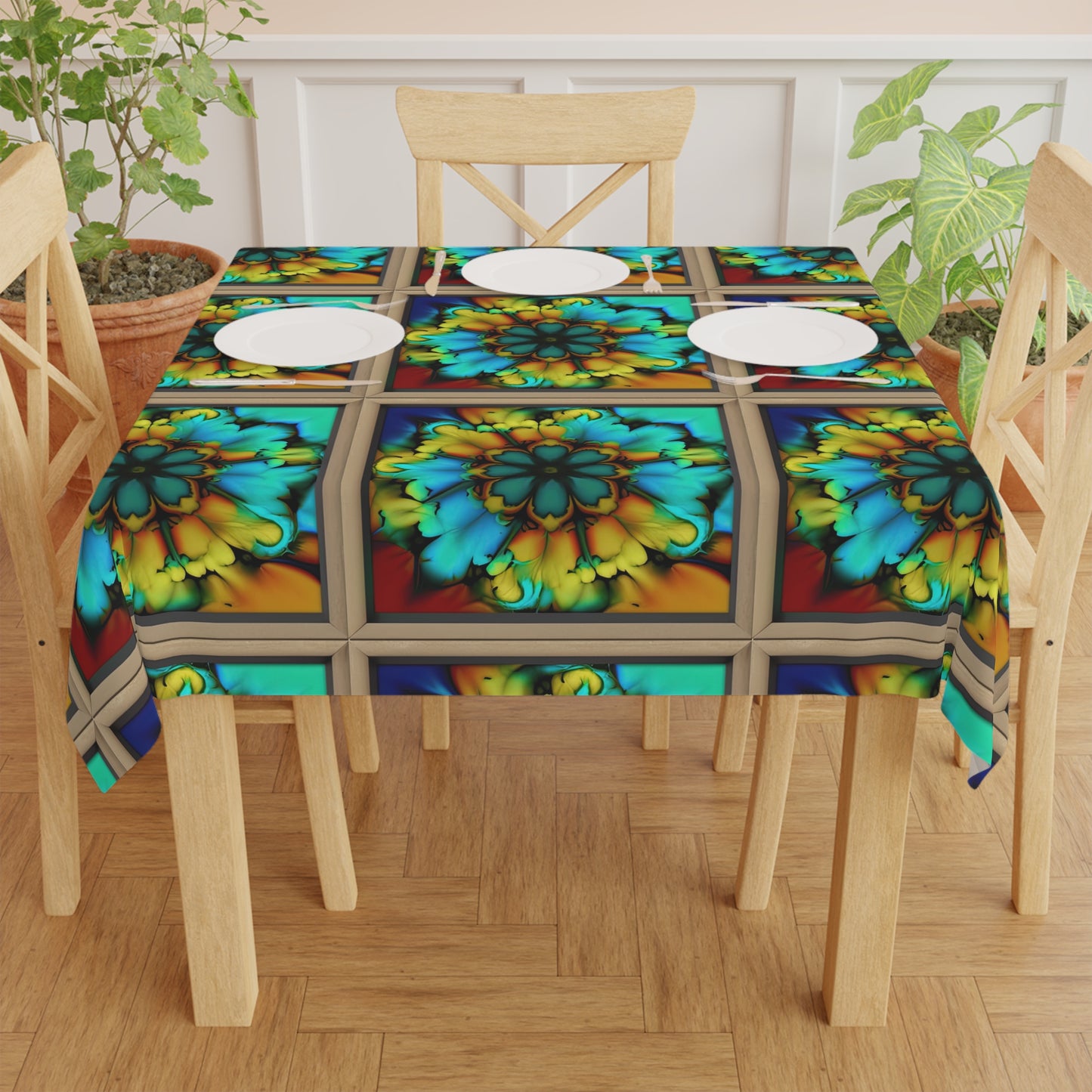 Bold And Beautiful Tie Dye B 3 A Tablecloth