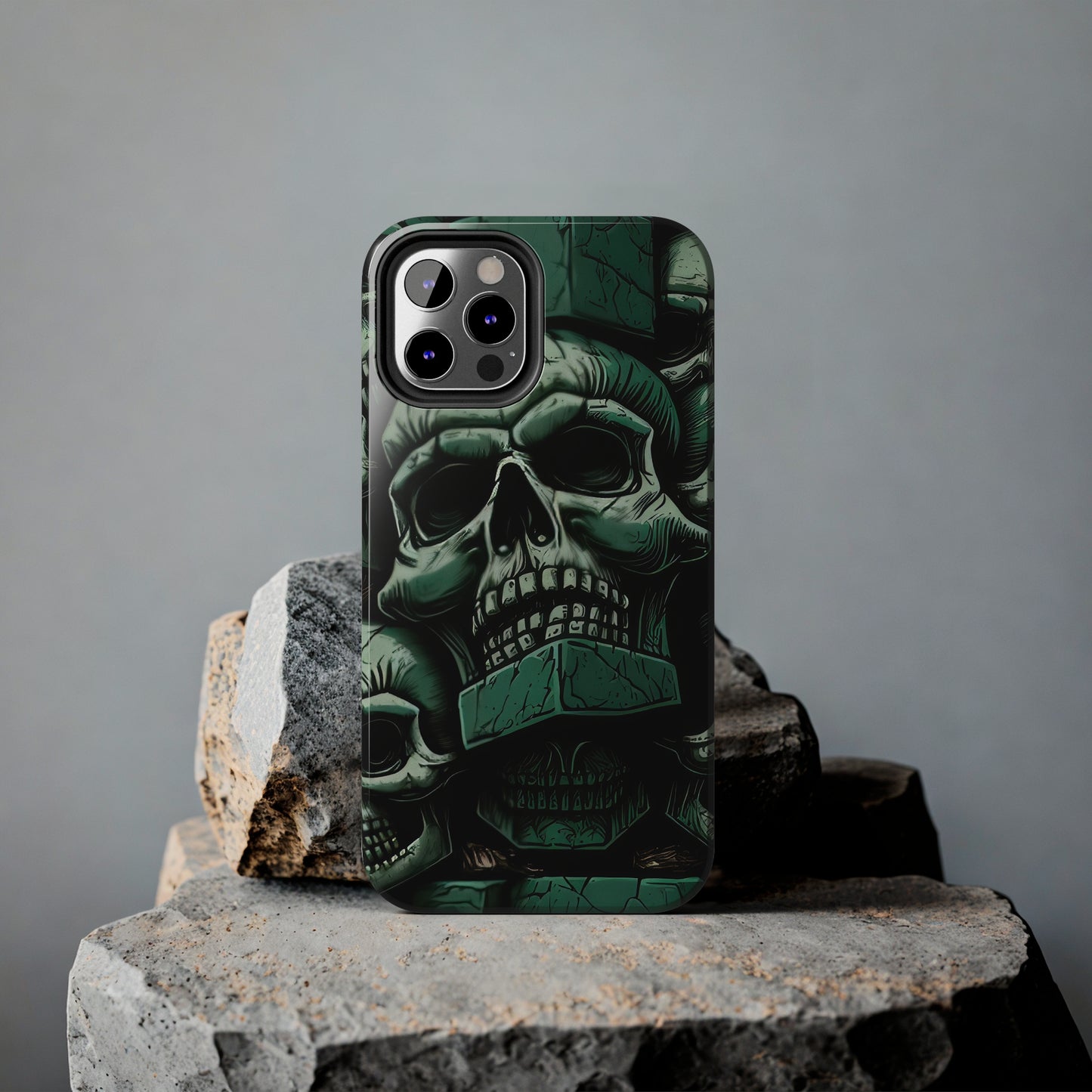 Metallic Chrome Skulls and classic Designed 15 Tough Phone Cases