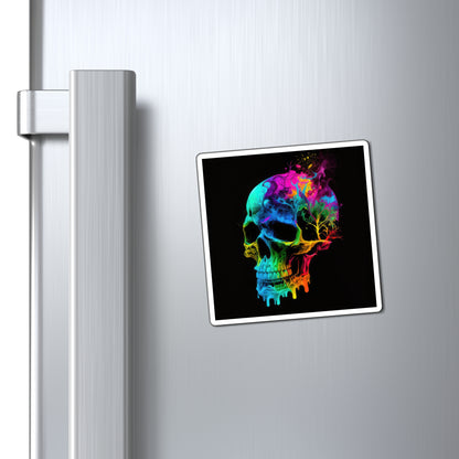 Bold And Beautiful Tie Dye Skulls, Style 4 Magnets