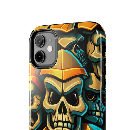 Metallic Chrome Skulls and classic Designed 16 Tough Phone Cases