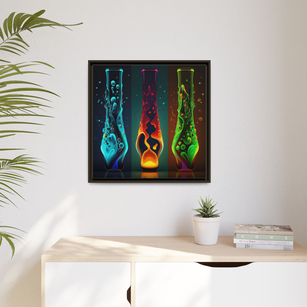 Three States of Flow, Art Print — Colorful Modern Wall Canvas