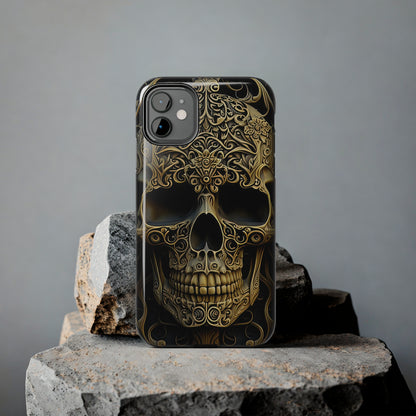 Metallic Chrome Skulls and classic Designed 4 Tough Phone Cases