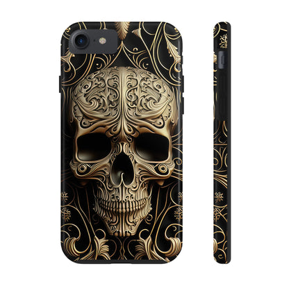 Metallic Chrome Skulls and Classic Designed 8 Tough Phone Cases