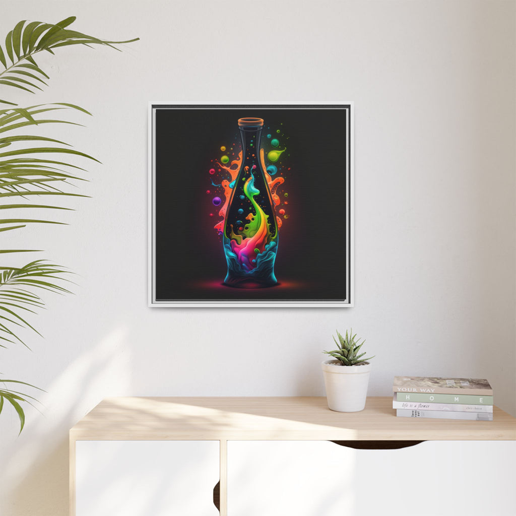 Chromatic Ascent, Art Print — Colorful Modern Wall Canvas