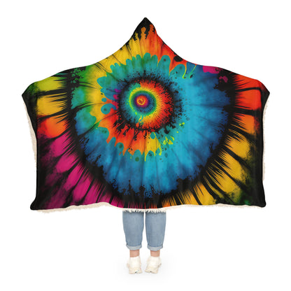 Bold And Beautiful Tie Tye Style Four Snuggle Blanket