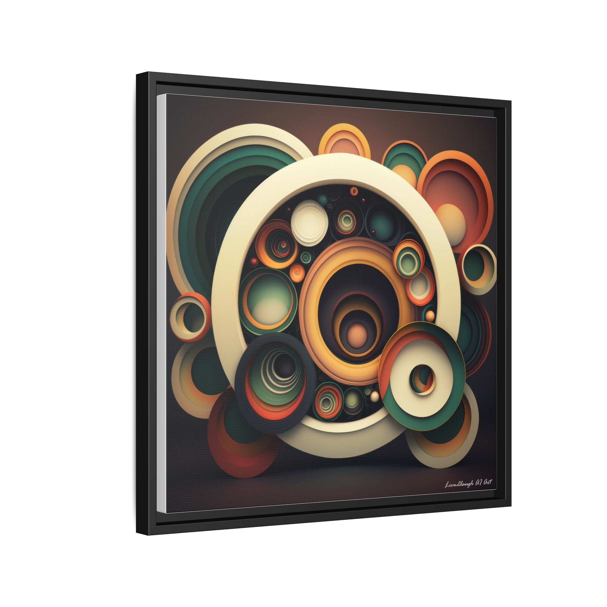 Inner Resonance, Art Print — Colorful Modern Wall Canvas