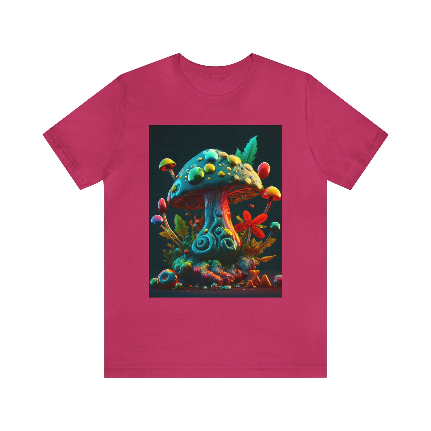 Hippie Mushroom Color Candy Style Design Style 5 Unisex Jersey Short Sleeve Tee