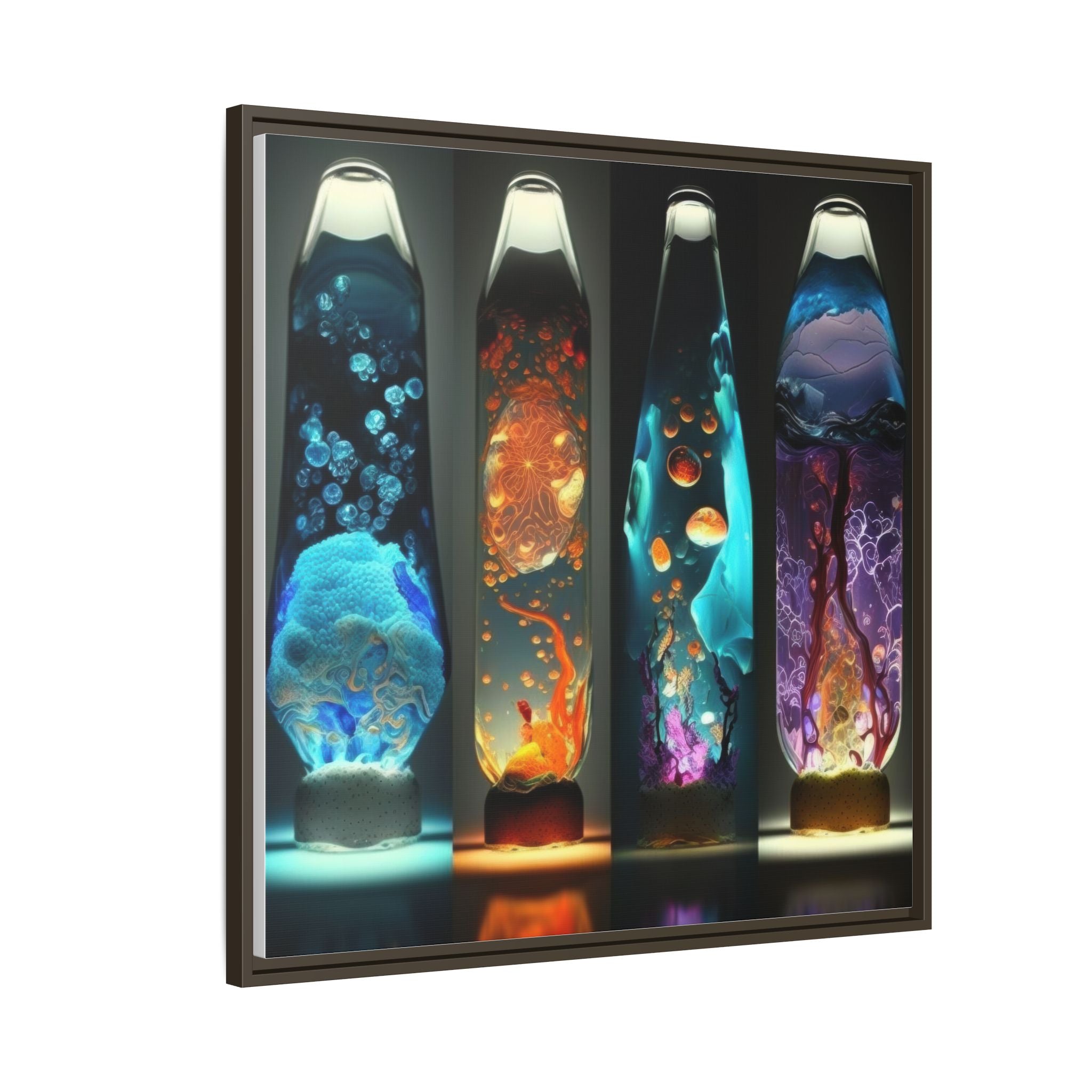 Elemental Currents, Art Print — Colorful Modern Wall Canvas