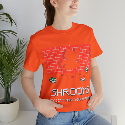 Shrooms, They Make You Invincible, Unisex Jersey Short Sleeve Tee