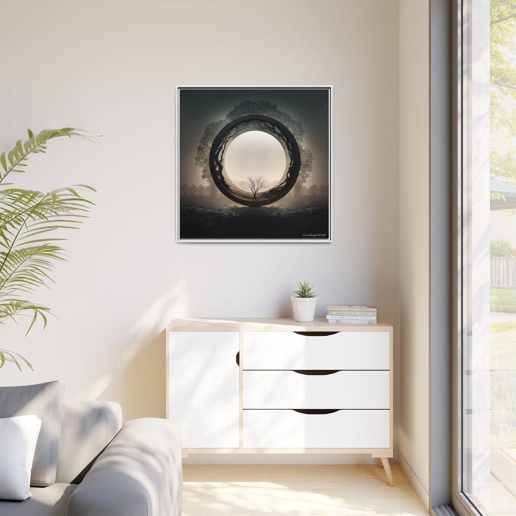 Circle of Stillness, Art Print — Colorful Modern Wall Canvas