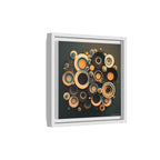 Concentric Harmony, Art Print — Colorful Modern Wall Canvas