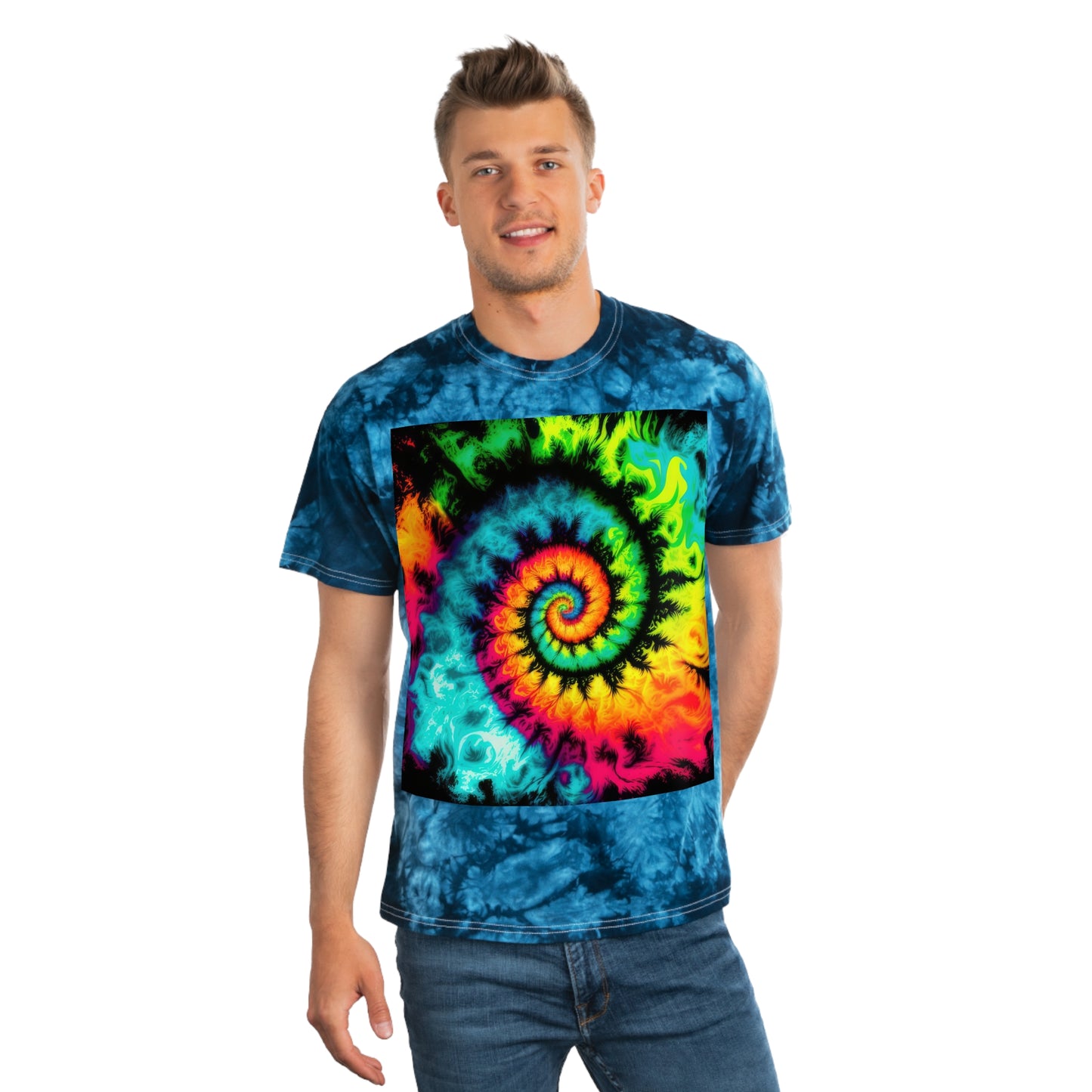 Bold And Beautiful Tie-Dye Style 3 Tie-Dye Tee, Crystal