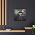 Road to Color, Art Print — Colorful Modern Wall Canvas