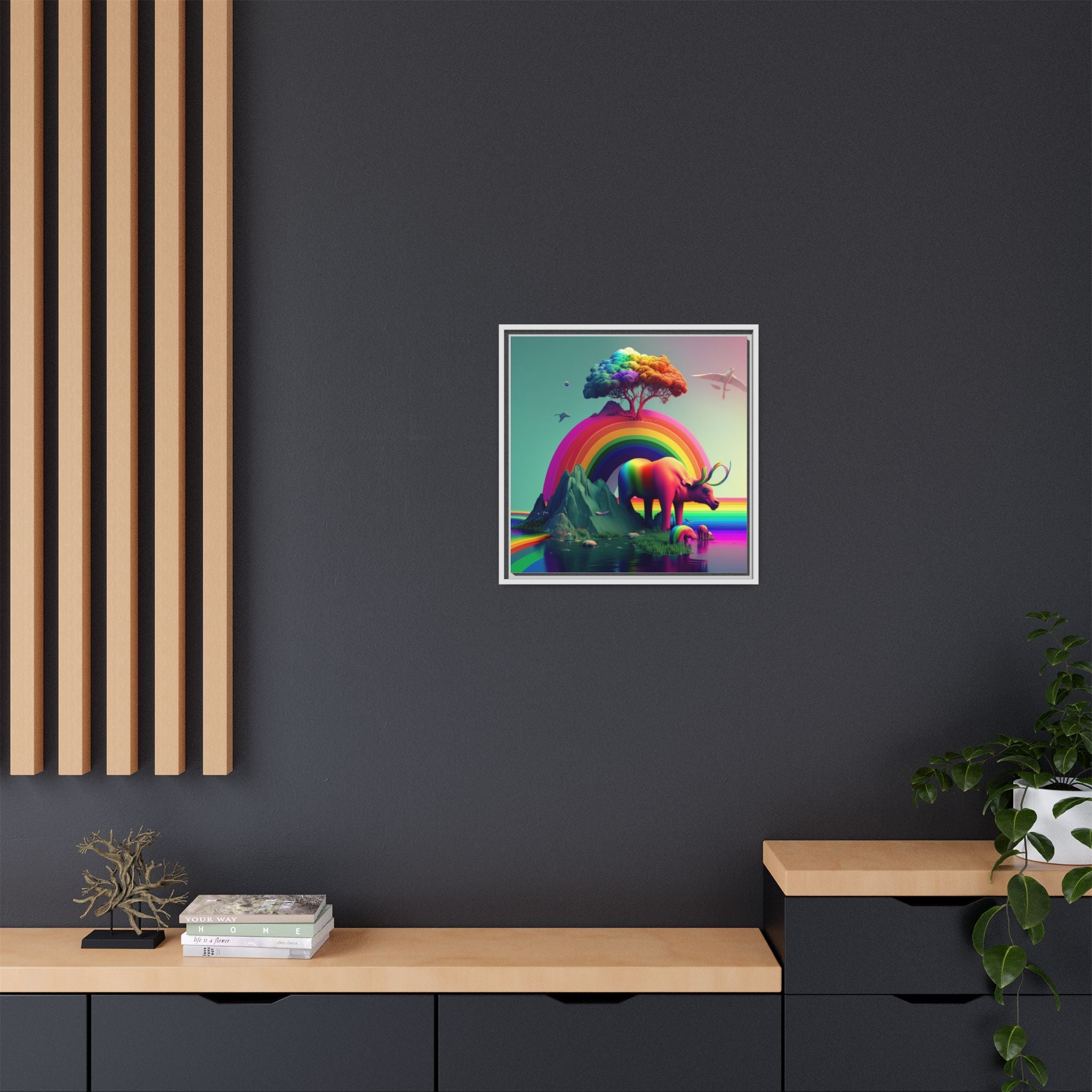 Sanctuary of Color, Art Print — Colorful Modern Wall Canvas