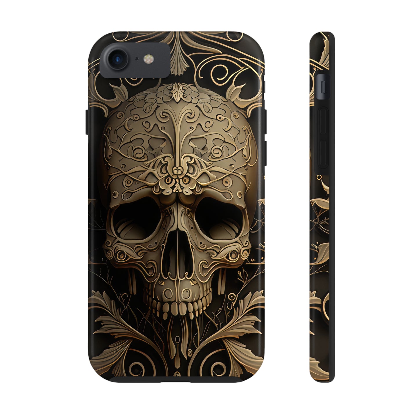 Metallic Chrome Skulls and classic Designed 5 Phone Cases