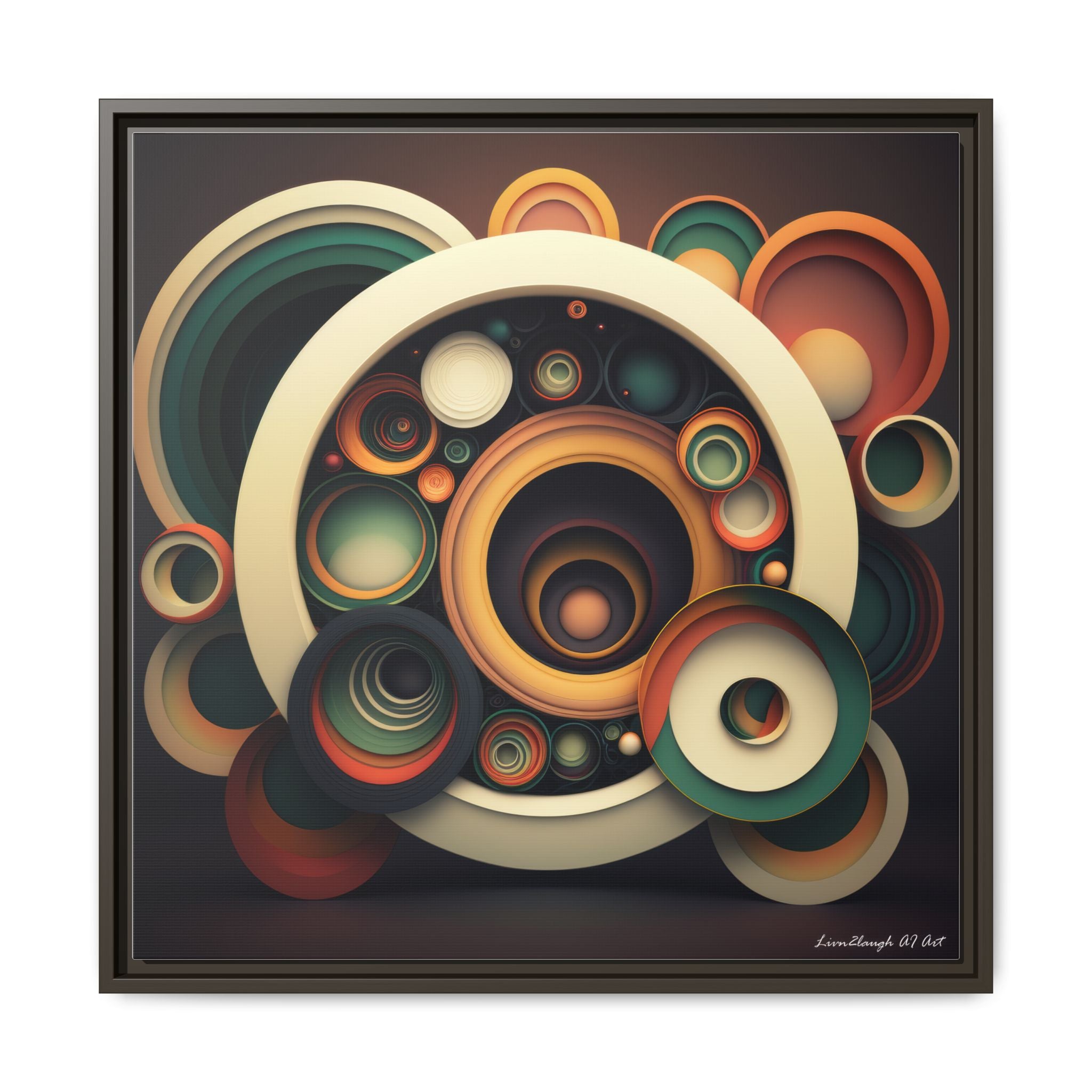 Inner Resonance, Art Print — Colorful Modern Wall Canvas