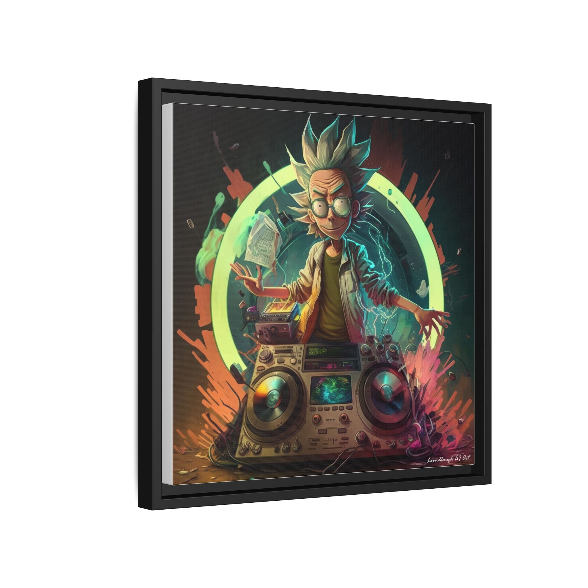 Frequency of Genius, Art Print — Colorful Modern Wall Canvas