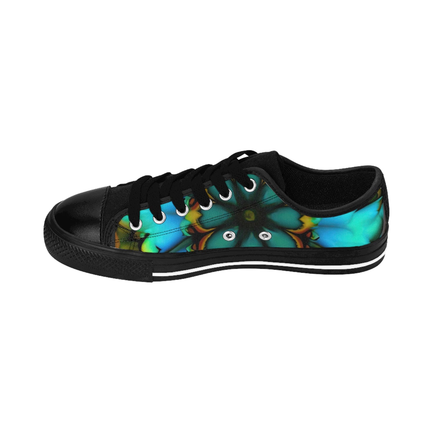 Bold And Beautiful Tie Dye B 3 Blue Yellow Men's Sneakers