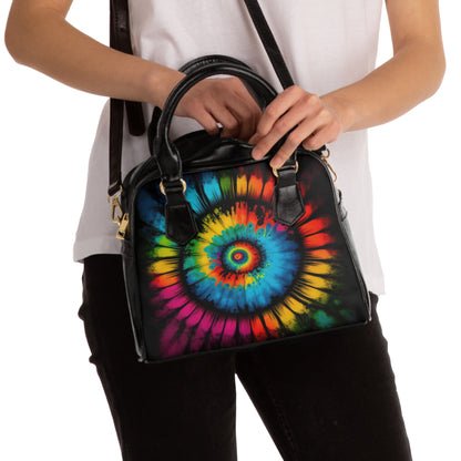 Bold And Beautiful Tie Dye Style Four, Classic design Shoulder Handbag