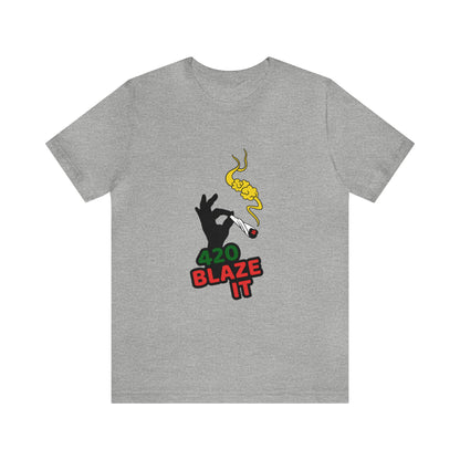 420 Blaze It Unisex Jersey Short Sleeve Tee