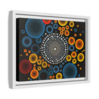 Harmonic Orbits, Matte Canvas, Framed (Multi-color)