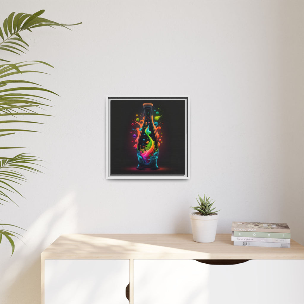 Chromatic Ascent, Art Print — Colorful Modern Wall Canvas