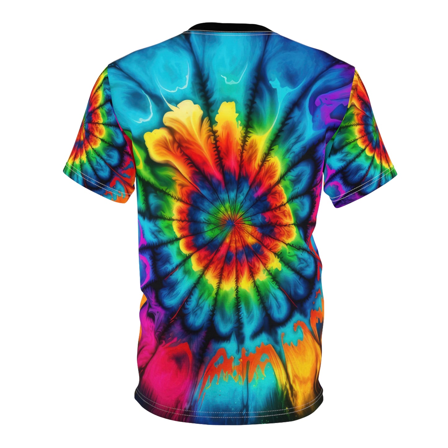 Bold And Beautiful Tie Dye Style Two Unisex Cut & Sew Tee (AOP)