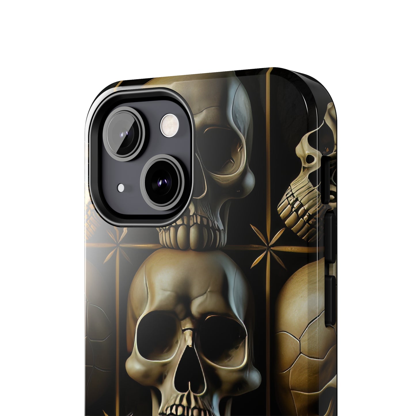 Metallic Chrome Skulls and classic Designed 19 Tough Phone Cases