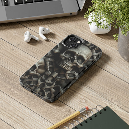 Metallic Chrome Skulls and classic Designed 19 Tough Phone Cases