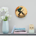 Skateboarding Anytime Style 1 Wall Clock
