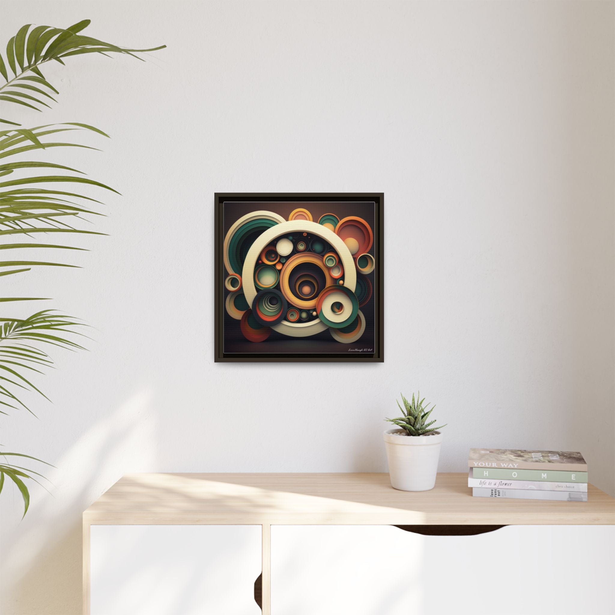 Inner Resonance, Art Print — Colorful Modern Wall Canvas