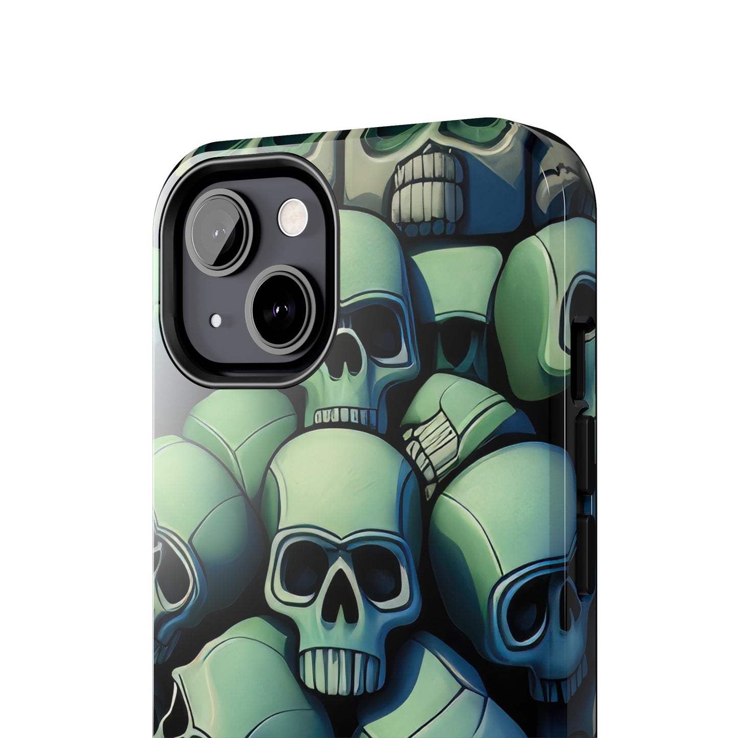 Metallic Chrome Skulls and classic Designed 10 Tough Phone Cases