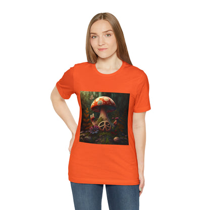 Hippie Mushroom Color Candy Style Design Style 7 Unisex Jersey Short Sleeve Tee