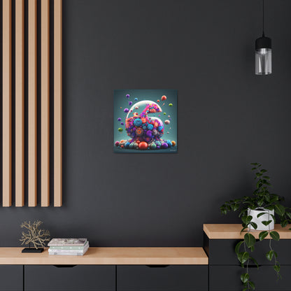 Candy Gummy Colorful Candy Like Jar Bliss Canvas Gallery Wraps